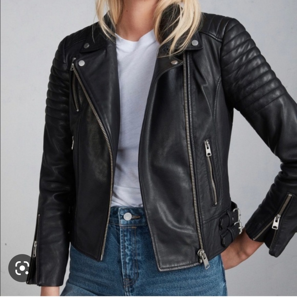 All Saints Papin Leather jacket XS